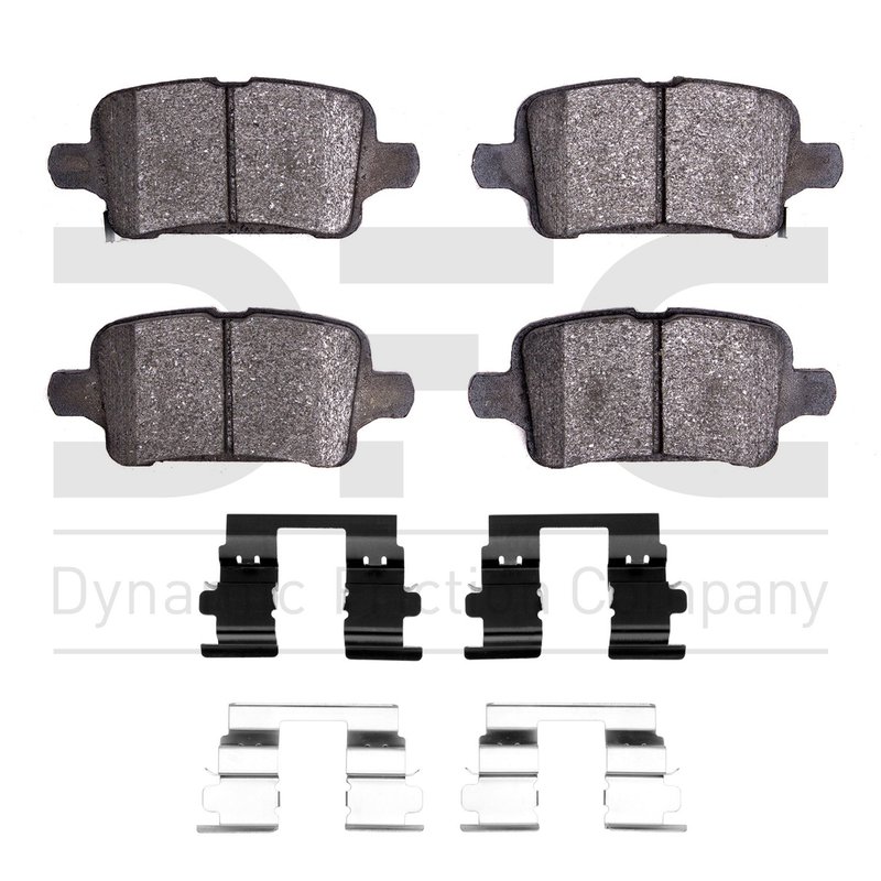 Dynamic Friction 1310-1857-01 Disc Brake Pad Set - Rear