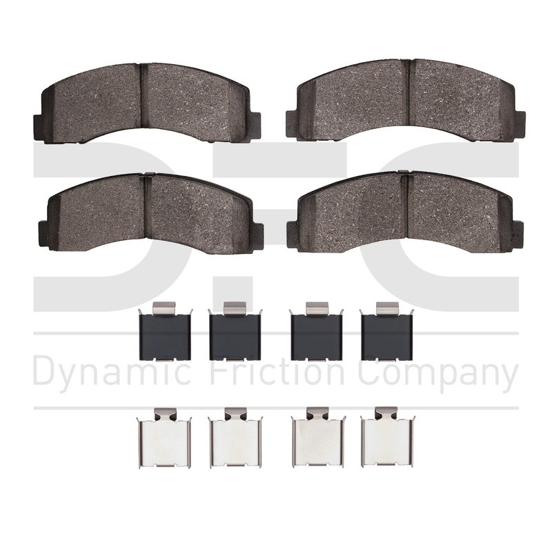 Dynamic Friction 1400-2087-01 Disc Brake Pad Set - Front