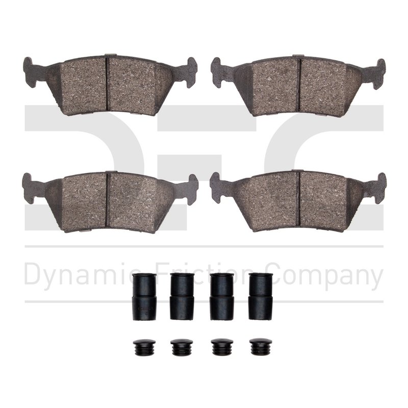 Dynamite Friction 1551-0381-01 Disc Brake Pad Set - Rear