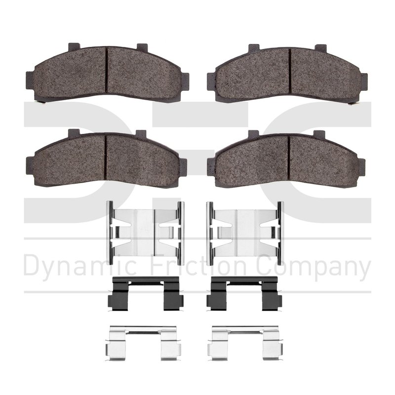 Dynamite Friction 1551-0652-01 Disc Brake Pad Set - Front
