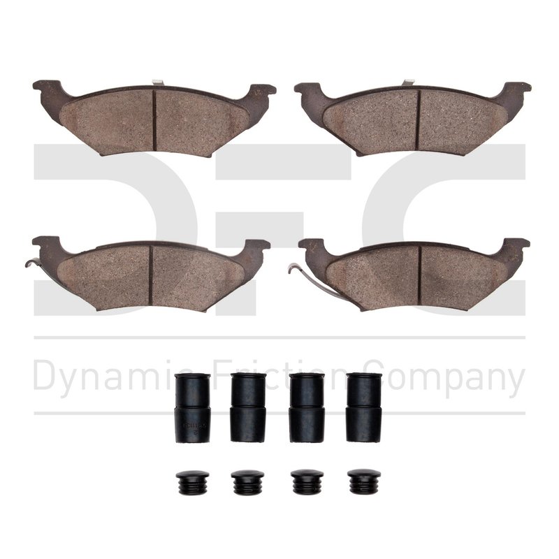 Dynamic Friction 1551-0715-01 Disc Brake Pad Set - Rear