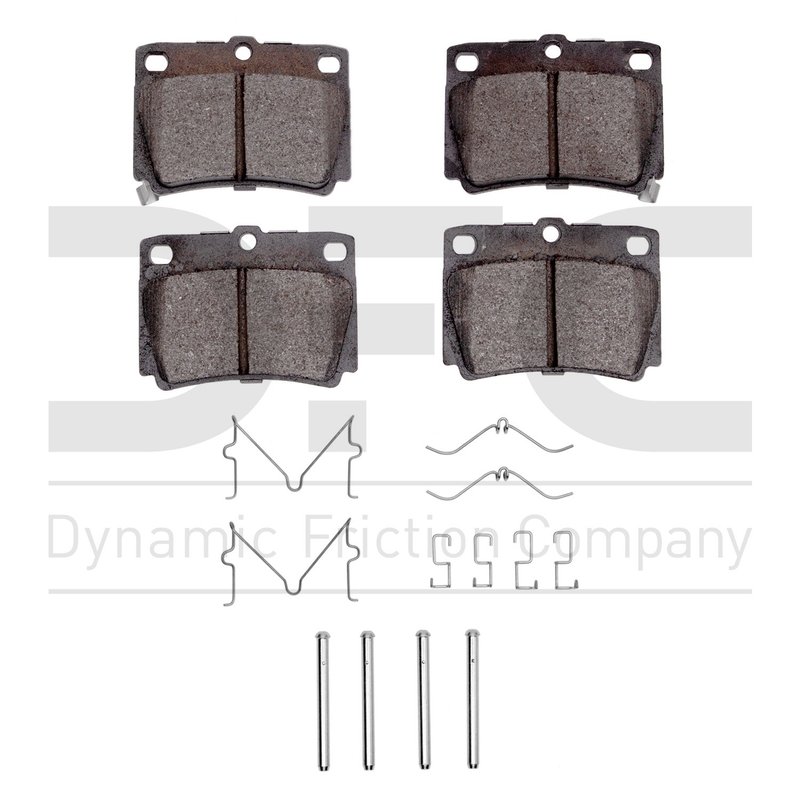 Dynamic Friction 1551-0733-01 Disc Brake Pad Set - Rear