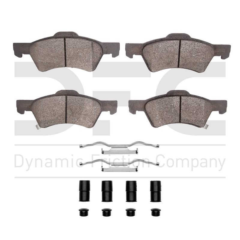 Dynamite Friction 1551-0857-01 Disc Brake Pad Set - Front