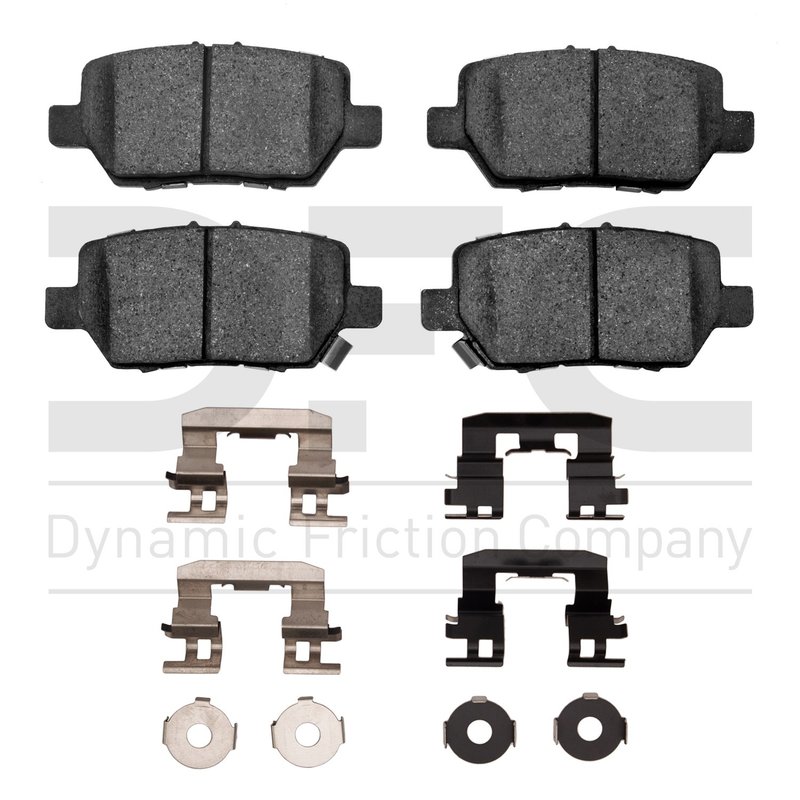 Dynamic Friction 1551-1090-01 Disc Brake Pad Set - Rear