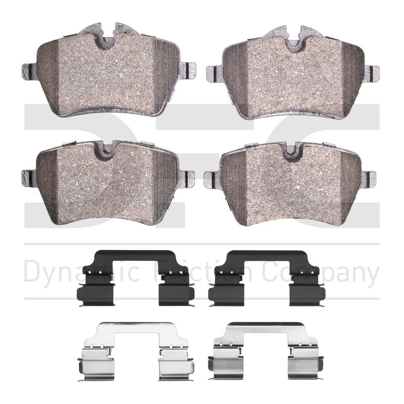 Dynamic Friction 1551-1204-02 Disc Brake Pad Set - Front
