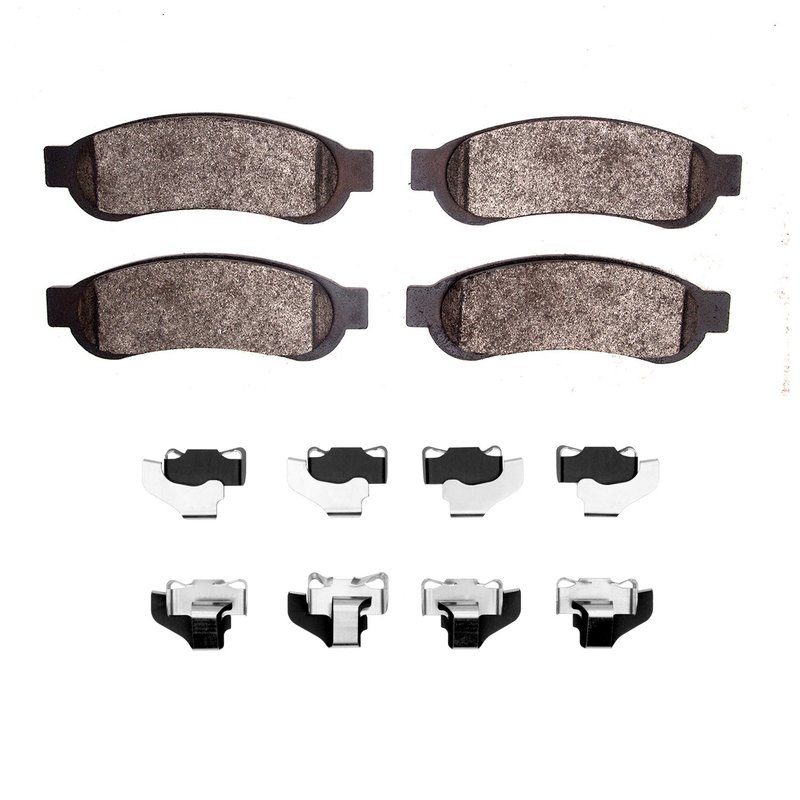 Dynamic Friction 1551-1334-02 Disc Brake Pad Set - Rear