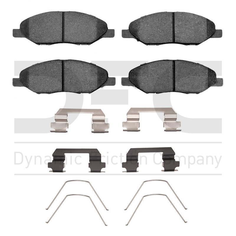Dynamic Friction 1551-1345-01 Disc Brake Pad Set - Front