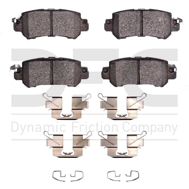 Dynamic Friction 1551-1624-01 Disc Brake Pad Set - Rear