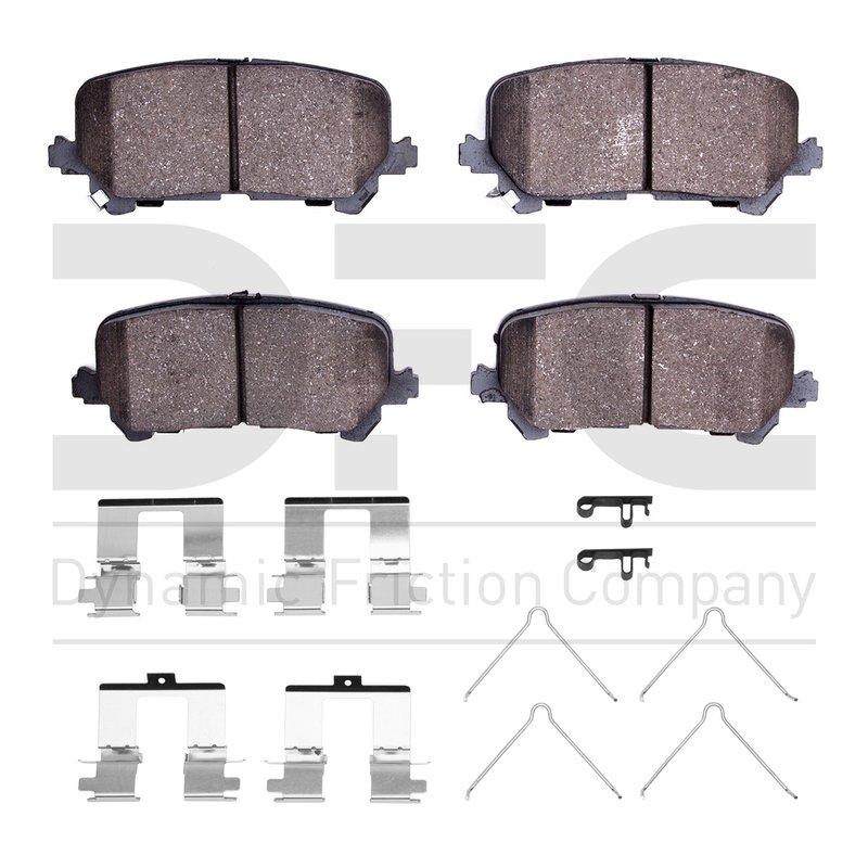 Dynamite Friction 1551-1724-01 Disc Brake Pad Set - Rear