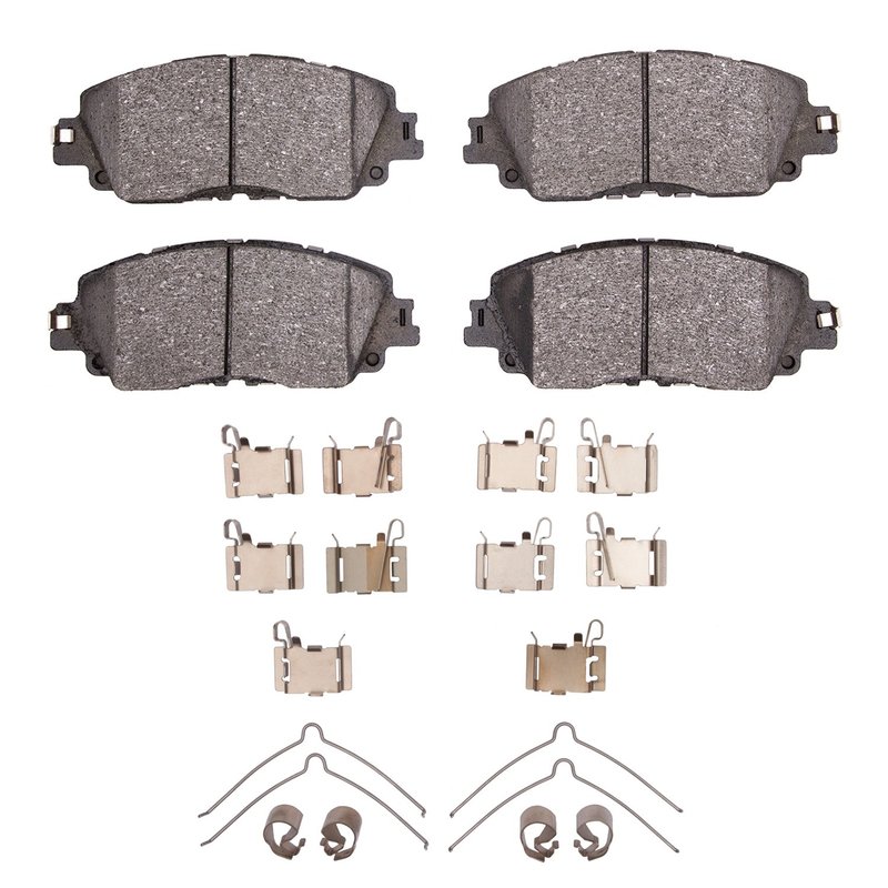 Dynamite Friction 1551-2076-01 Disc Brake Pad Set - Front