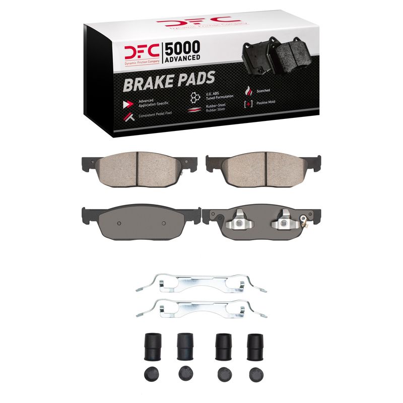 Dynamite Friction 1551-2396-01 Disc Brake Pad Set - Front