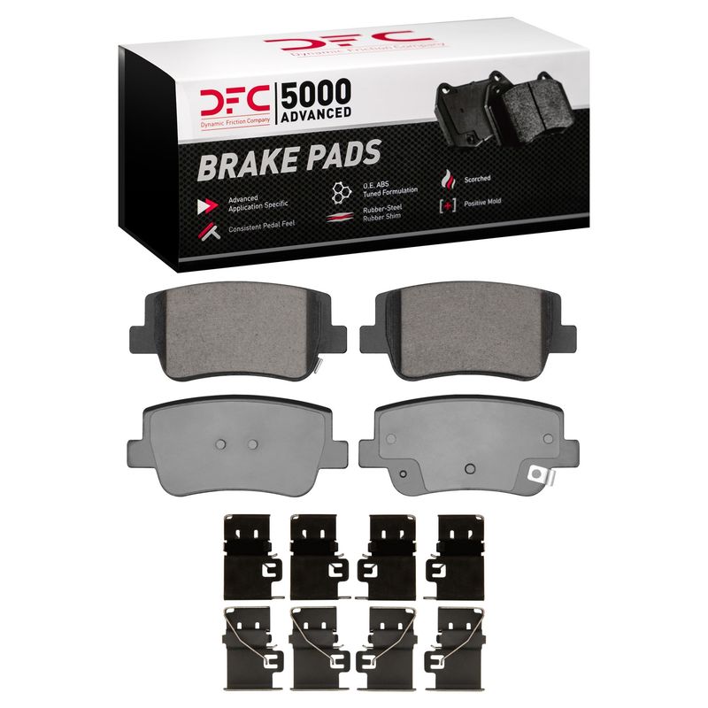 Dynamite Friction 1551-2417-01 Disc Brake Pad Set - Rear