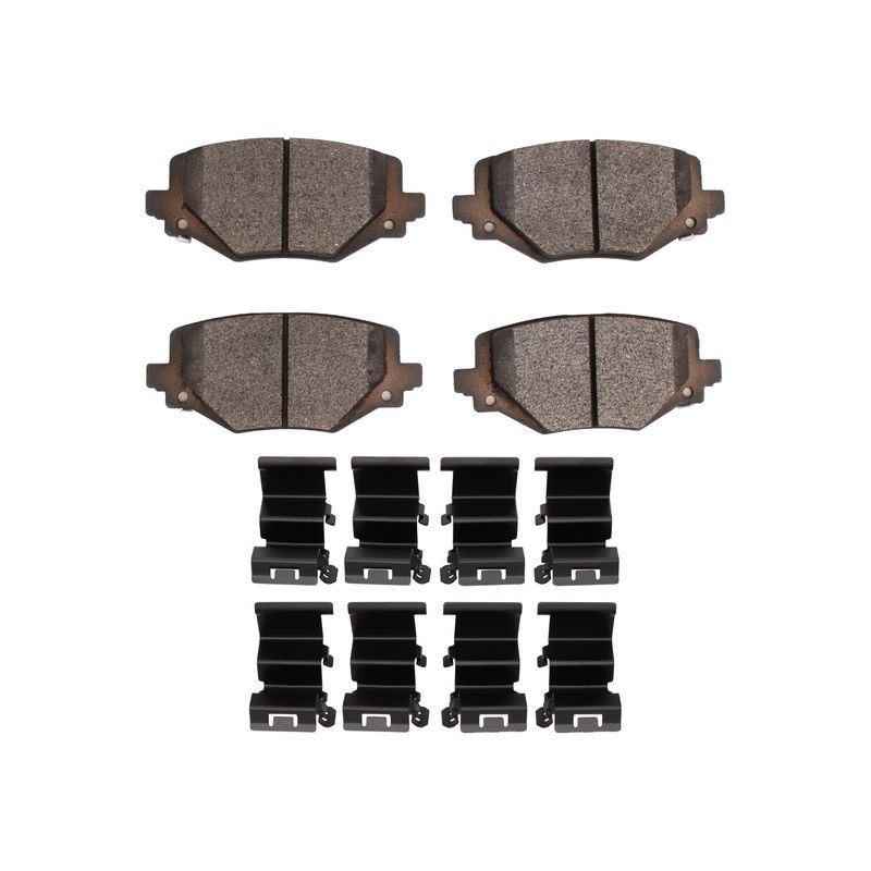 Dynamite Friction 1551-2447-01 Disc Brake Pad Set - Rear
