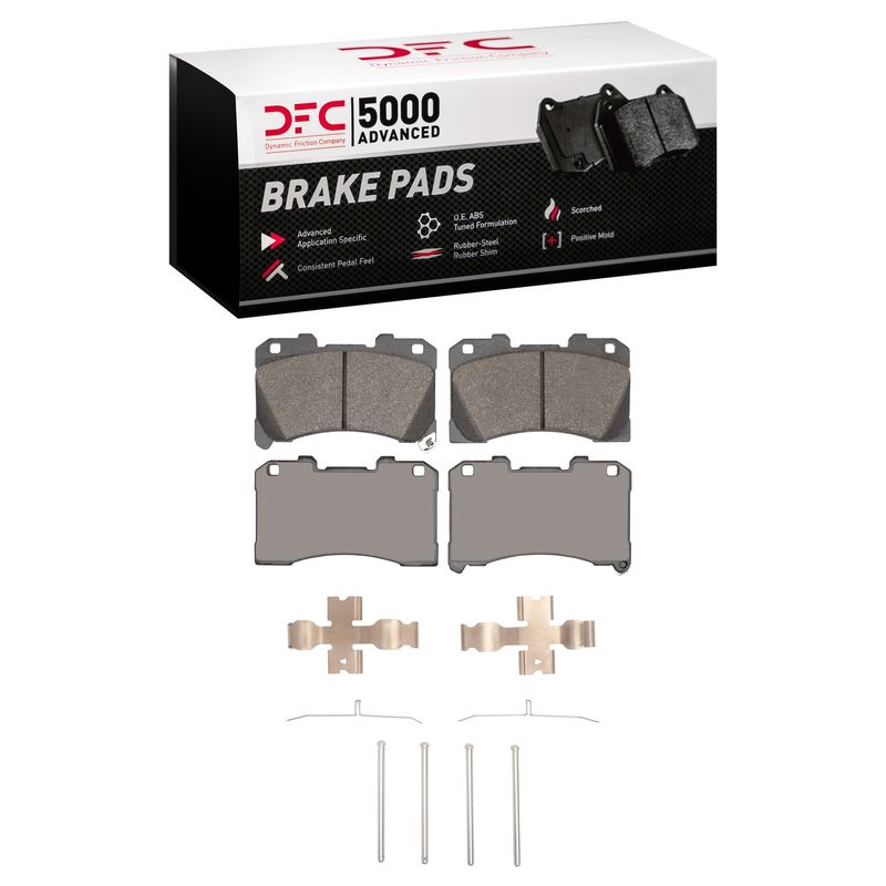 Dynamite Friction 1551-2450-01 Disc Brake Pad Set - Front