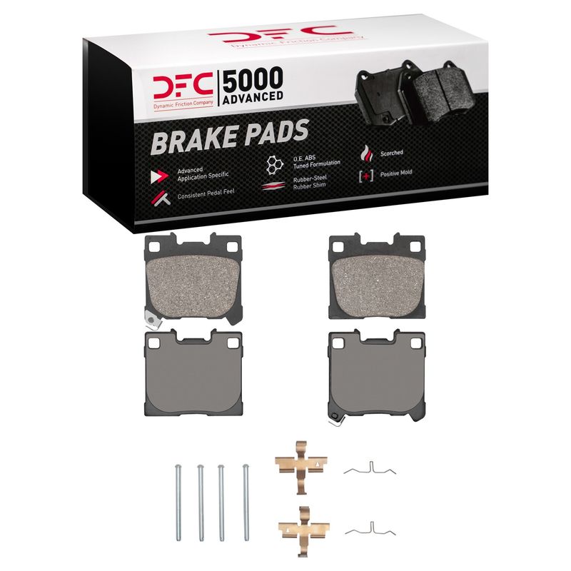 Dynamite Friction 1551-2451-01 Disc Brake Pad Set - Rear