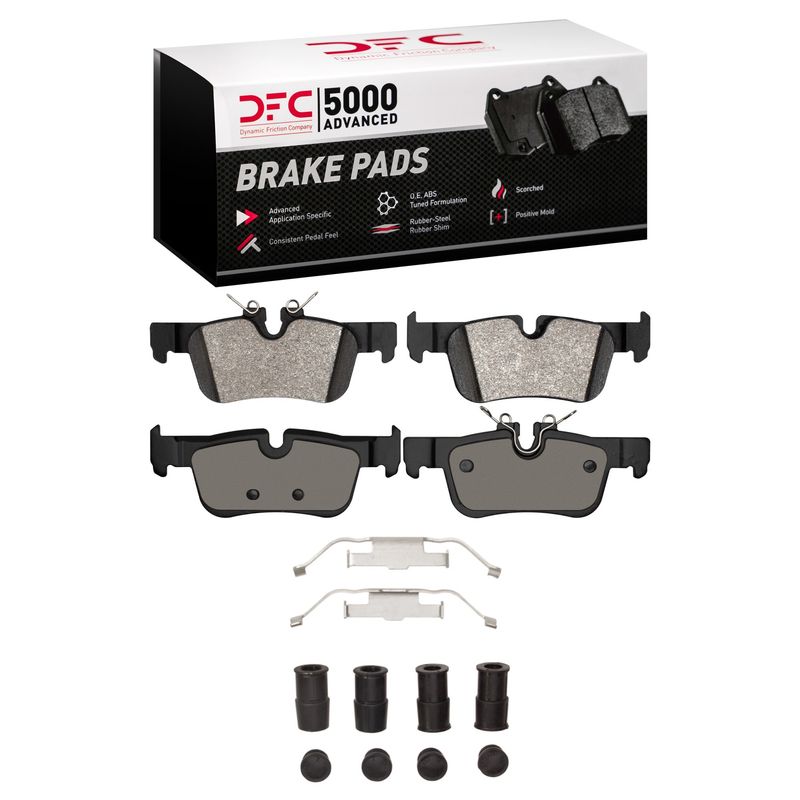 Dynamite Friction 1551-2486-01 Disc Brake Pad Set - Rear