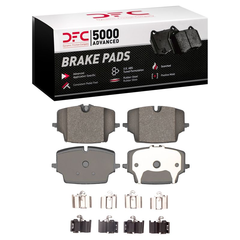 Dynamite Friction 1551-2487-01 Disc Brake Pad Set - Front