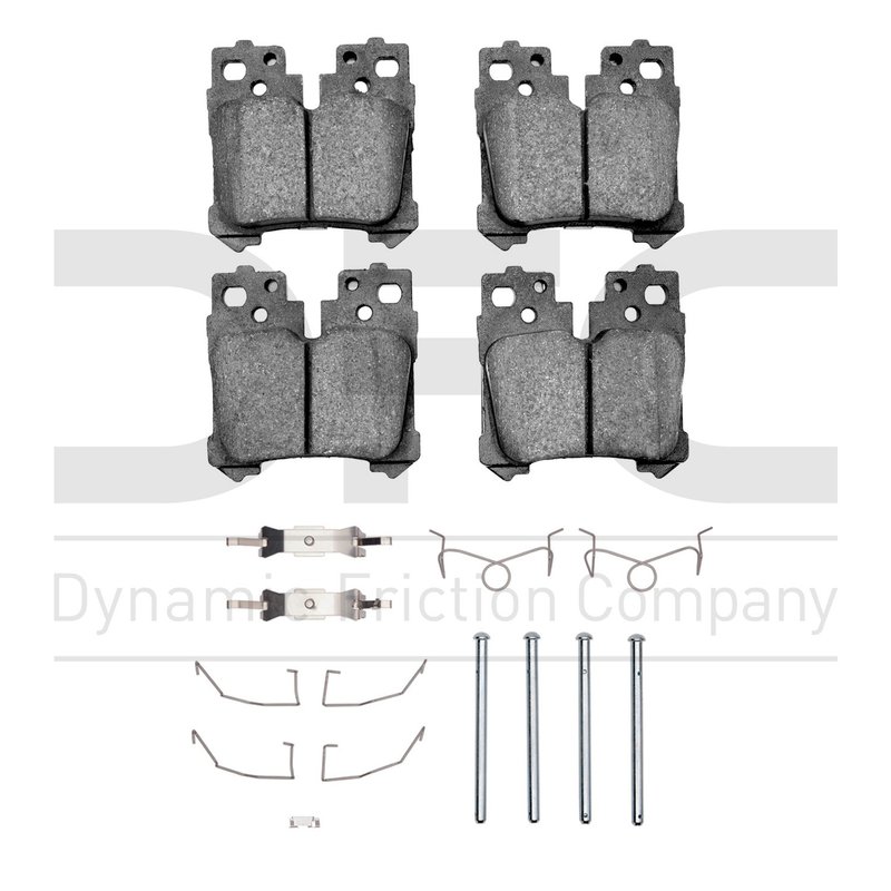 Dynamic Friction 1552-1283-01 Disc Brake Pad Set - Rear