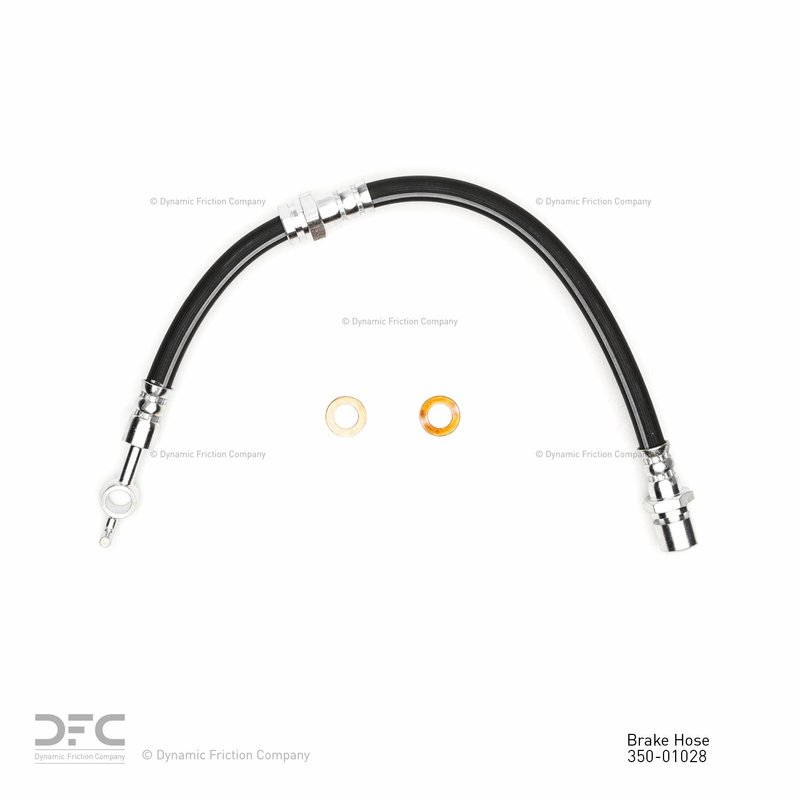 Dynamite Friction 350-01028 Brake Hydraulic Hose - Rear Left