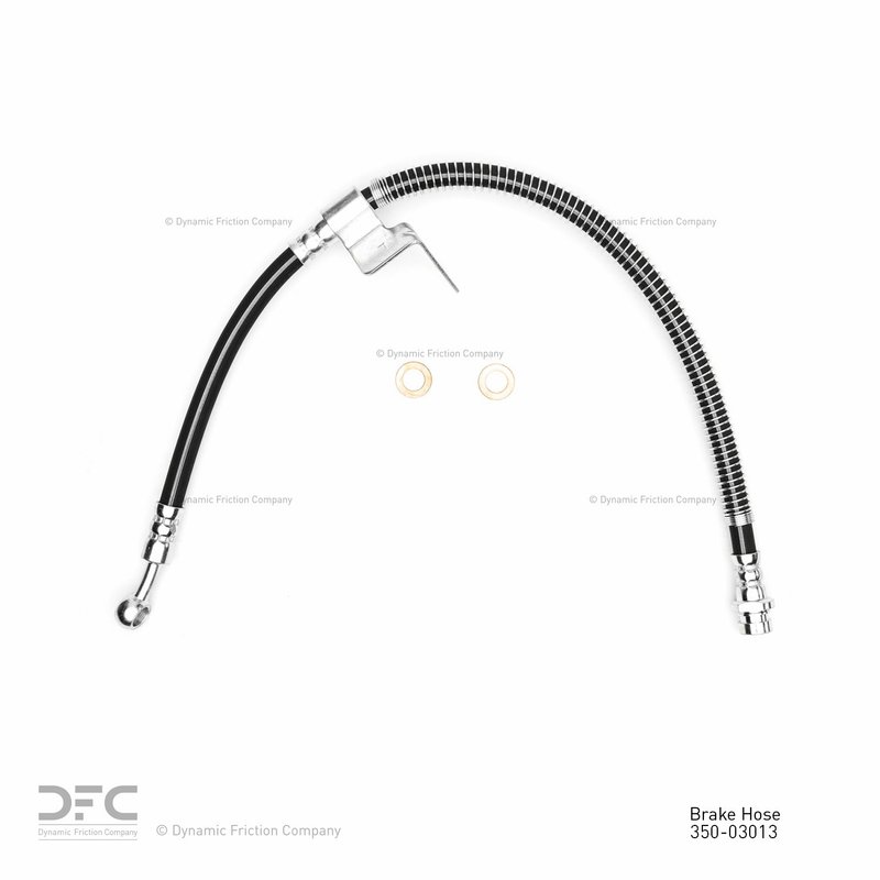 Dynamite Friction 350-03013 Brake Hydraulic Hose - Front Left