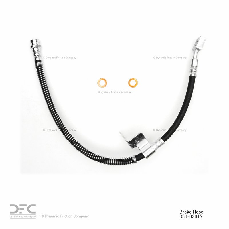 Dynamite Friction 350-03017 Brake Hydraulic Hose - Front Left