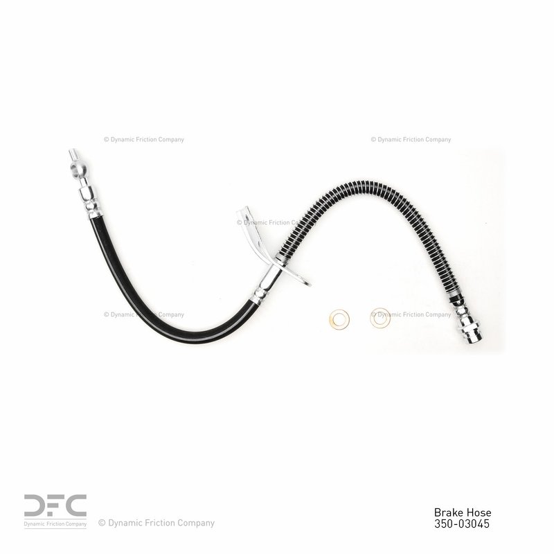 Dynamite Friction 350-03045 Brake Hydraulic Hose - Front Left