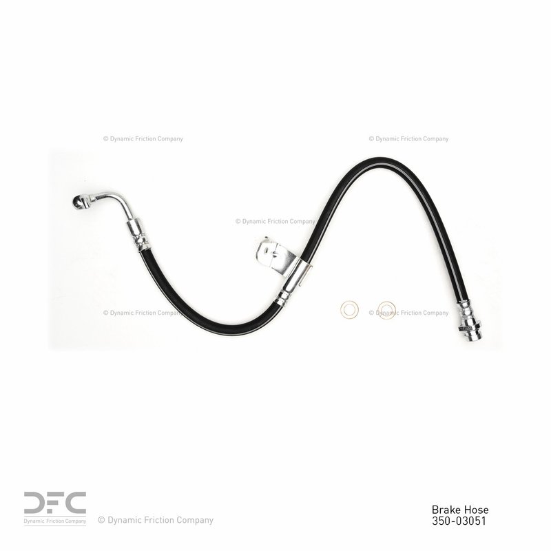 Dynamite Friction 350-03051 Brake Hydraulic Hose - Front Left