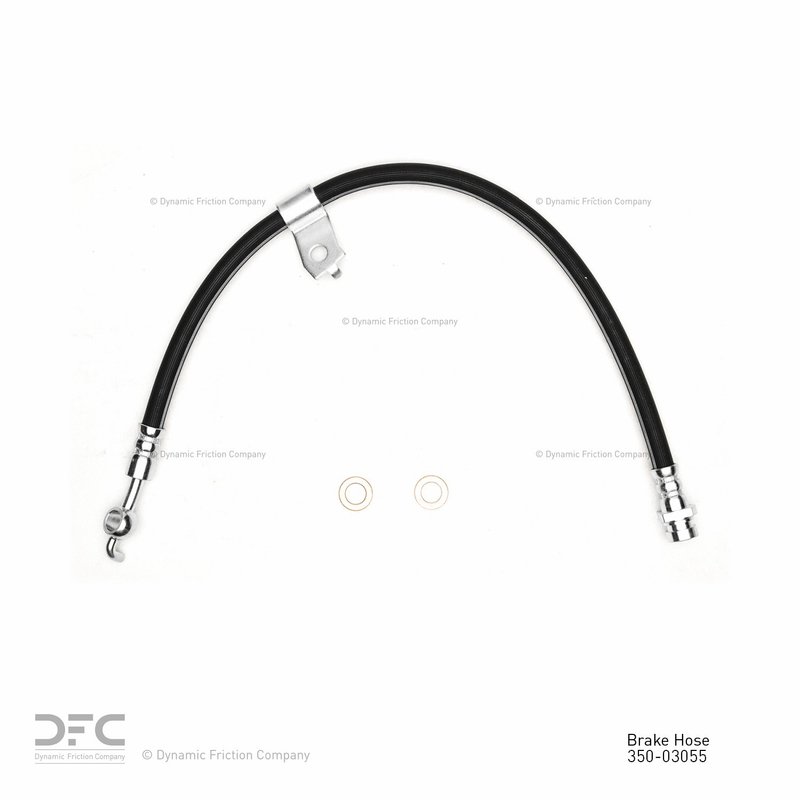 Dynamite Friction 350-03055 Brake Hydraulic Hose - Front Left