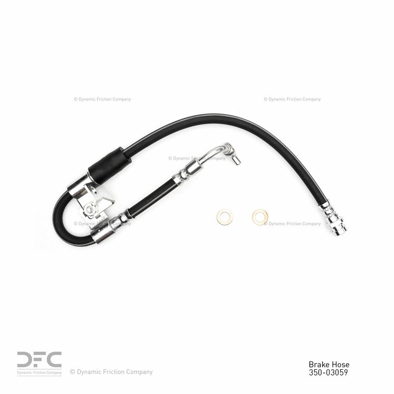 Dynamite Friction 350-03059 Brake Hydraulic Hose - Front Left