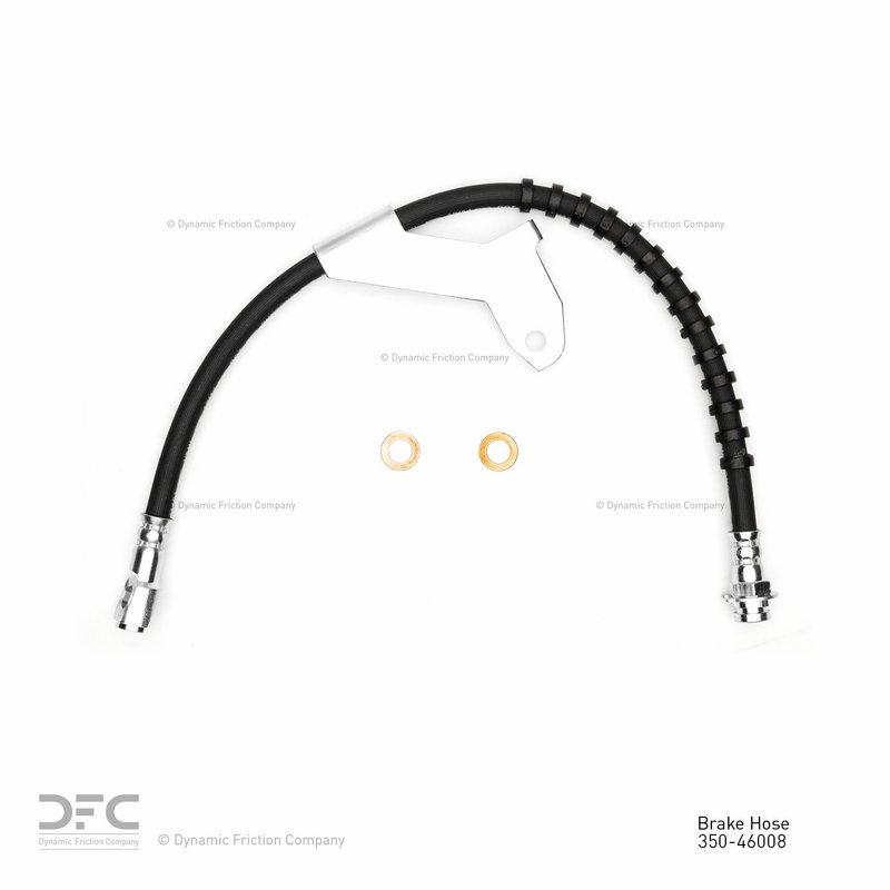 Dynamite Friction 350-46008 Brake Hydraulic Hose - Front Left