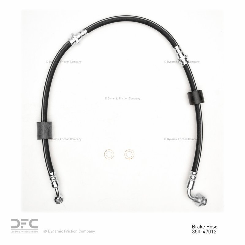 Dynamite Friction 350-47012 Brake Hydraulic Hose - Front Left or Front Left Lower