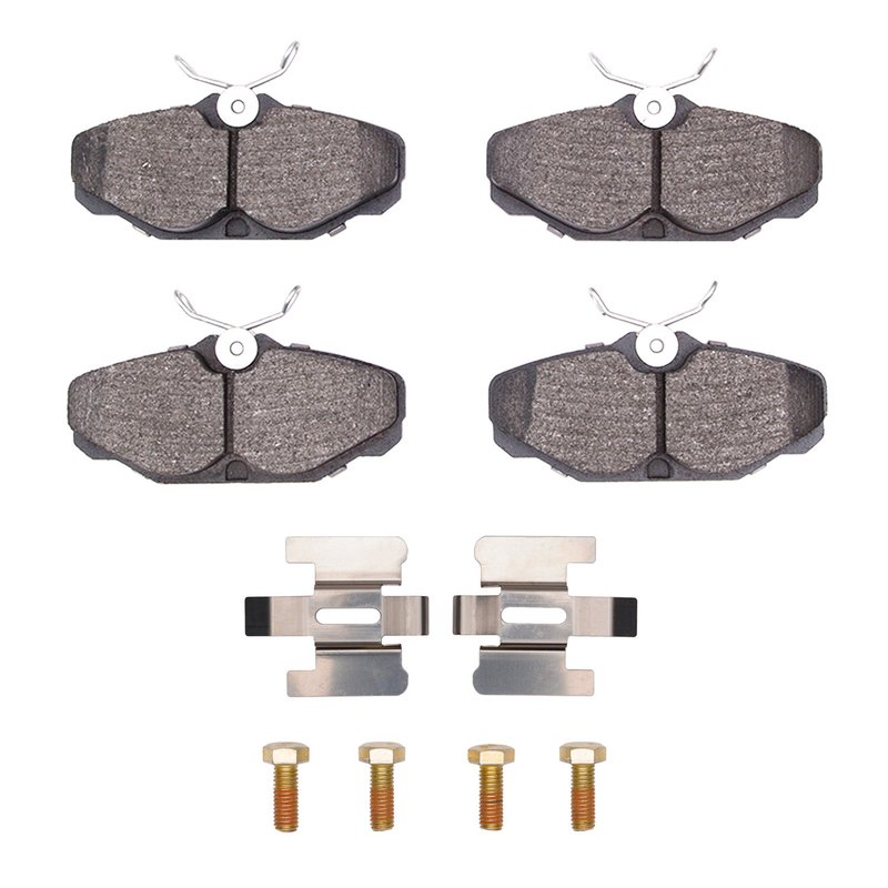 Dynamic Friction 4000-0610-01 Disc Brake Pad Set - Rear
