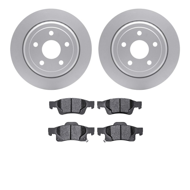 Dynamite Friction 4202-42003 Disc Brake Kit - Rear