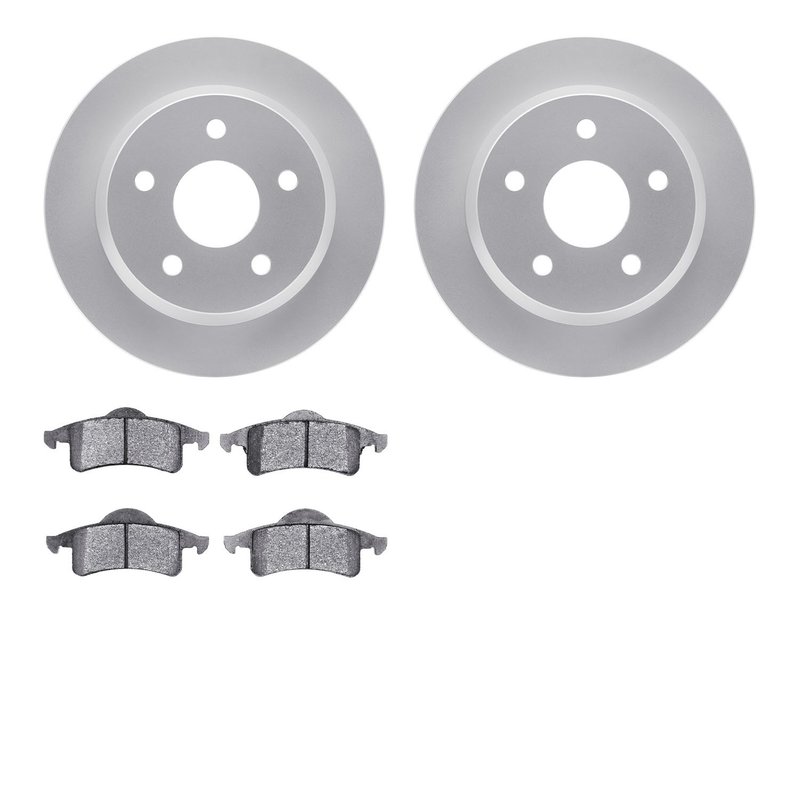 Dynamite Friction 4202-42078 Disc Brake Kit - Rear