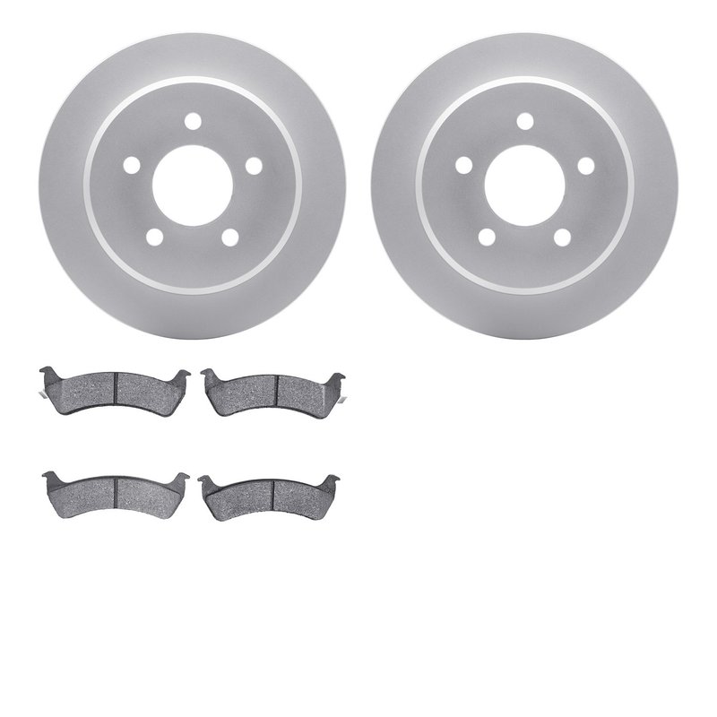Dynamite Friction 4202-99095 Disc Brake Kit - Rear