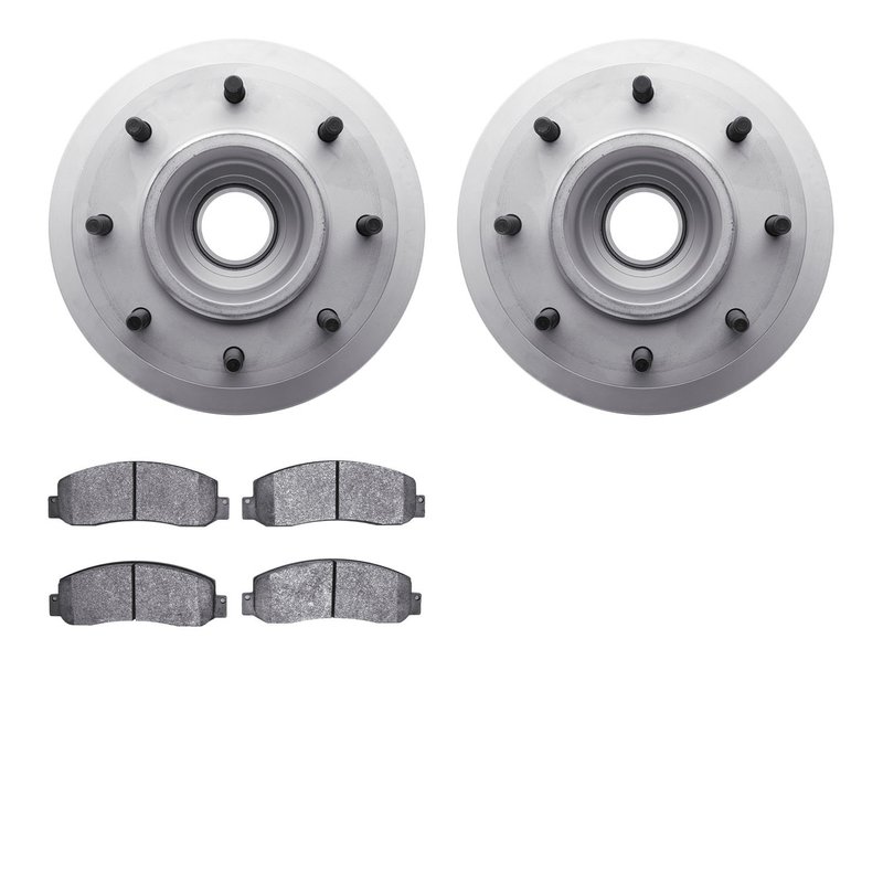 Dynamite Friction 4202-99176 Disc Brake Kit - Front