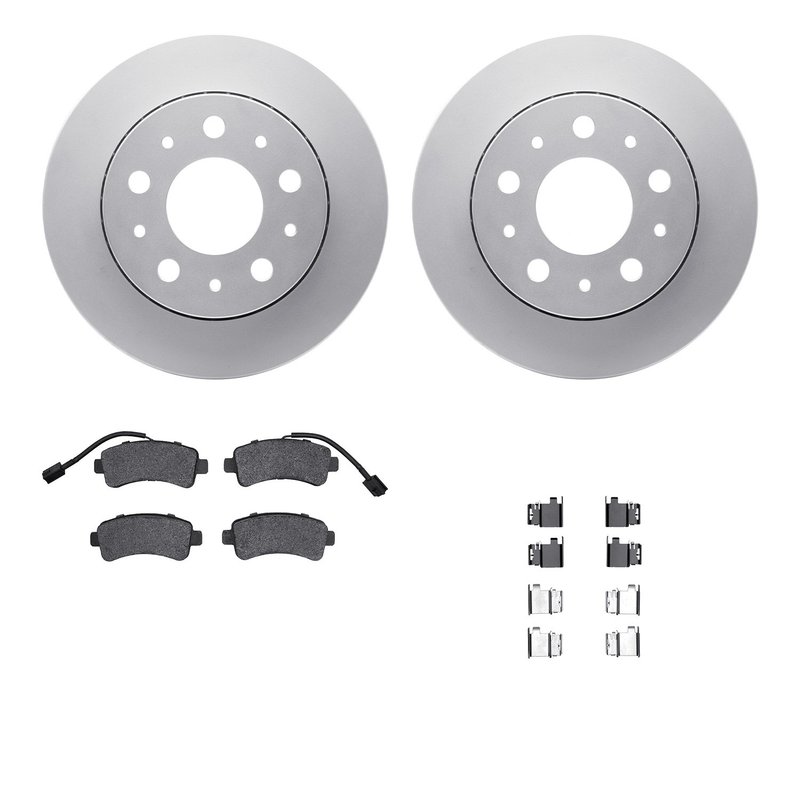 Dynamite Friction 4212-40158 Disc Brake Kit - Rear