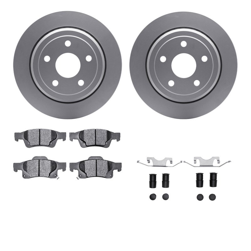 Dynamite Friction 4212-42003 Disc Brake Kit - Rear