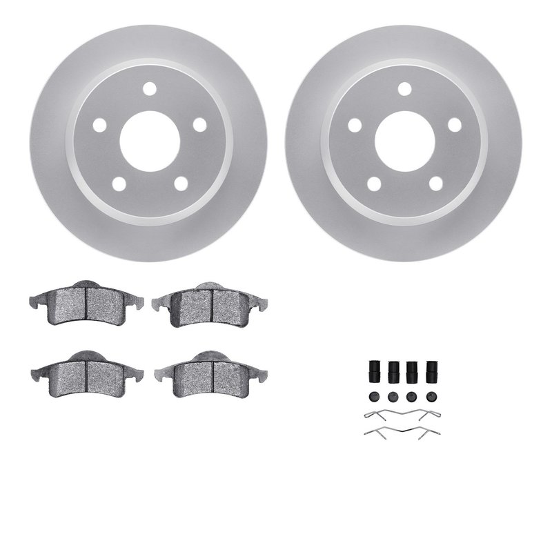 Dynamite Friction 4212-42080 Disc Brake Kit - Rear