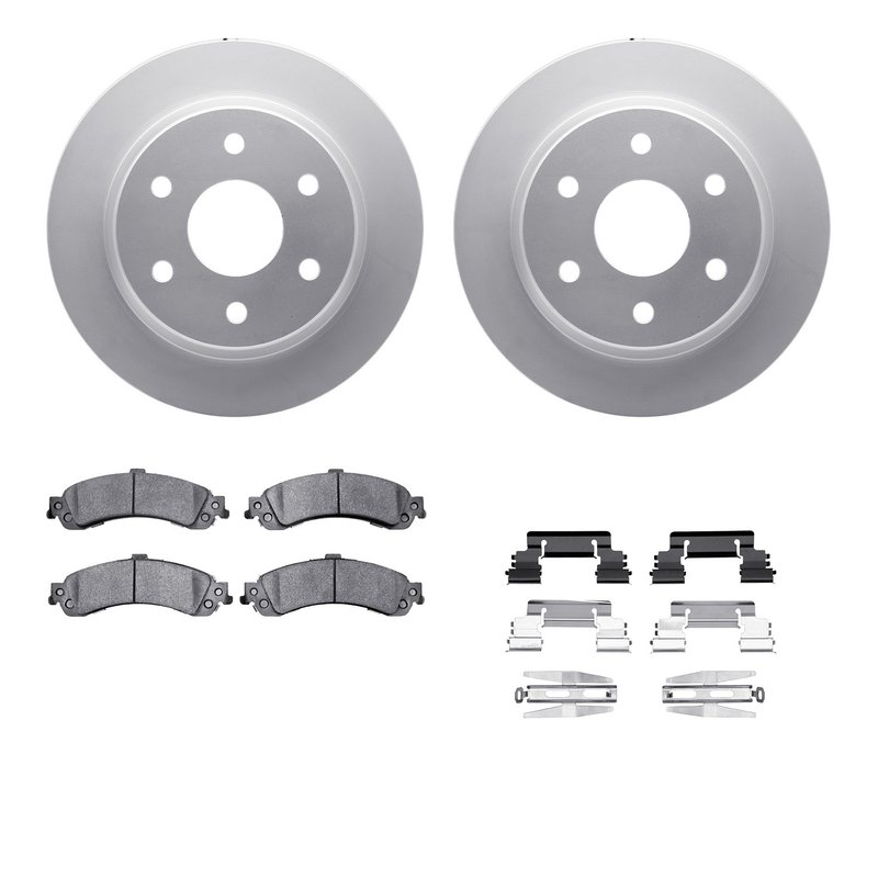 Dynamite Friction 4212-48010 Disc Brake Kit - Rear