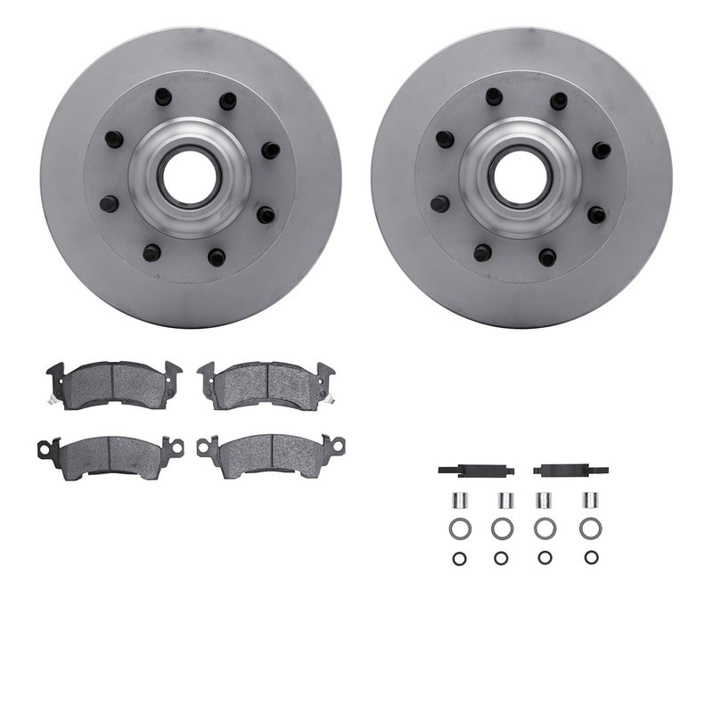 Dynamite Friction 4212-48077 Disc Brake Kit - Front