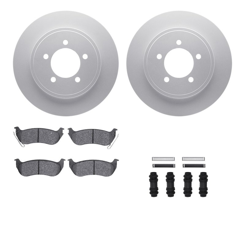 Dynamite Friction 4212-54007 Disc Brake Kit - Rear