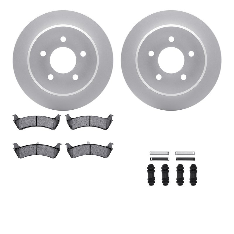 Dynamite Friction 4212-99120 Disc Brake Kit - Rear