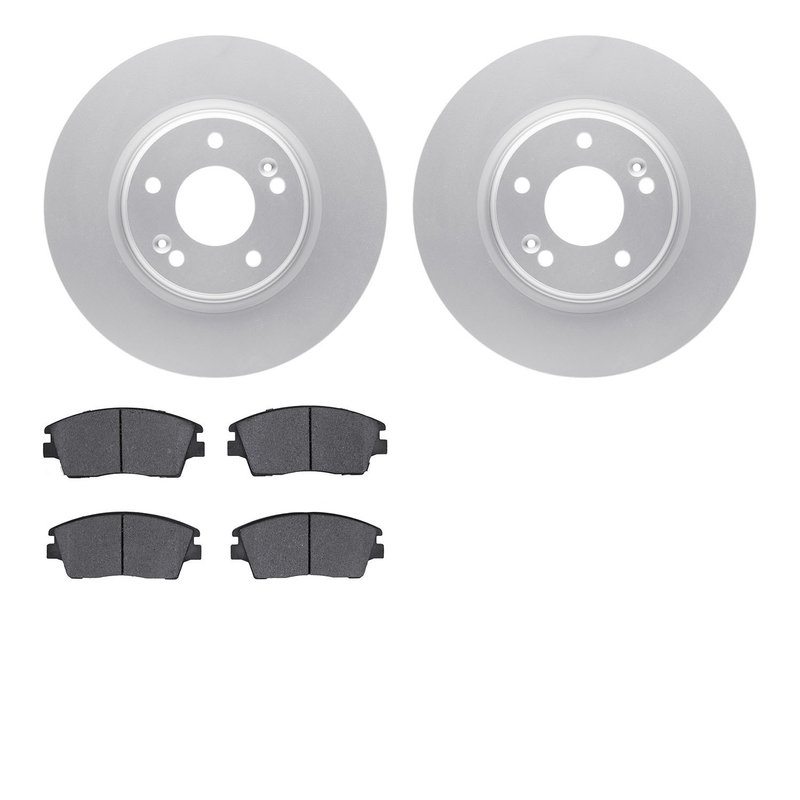 Dynamic Friction 4302-03076 Disc Brake Kit - Front