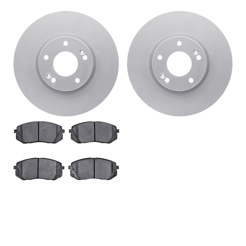 Dynamic Friction 4302-21014 Disc Brake Kit - Front