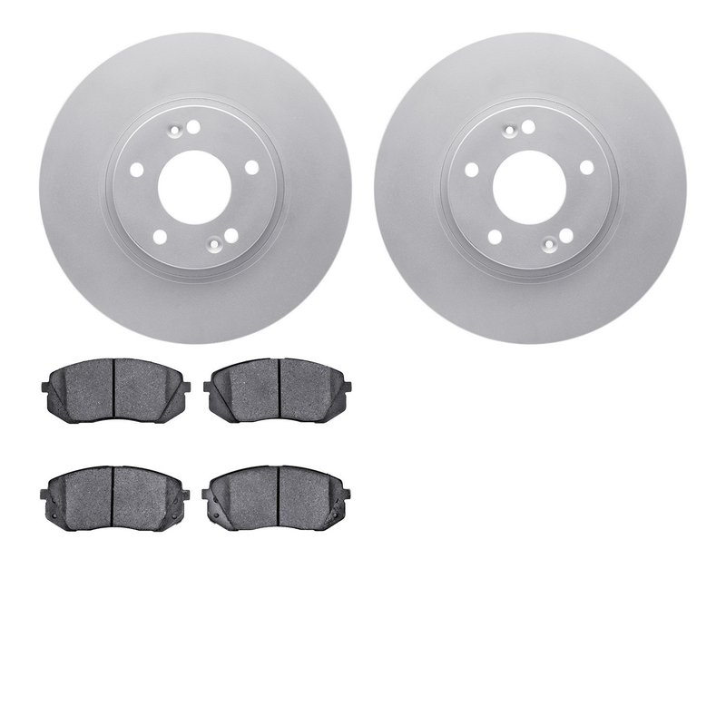 Dynamic Friction 4302-21015 Disc Brake Kit - Front