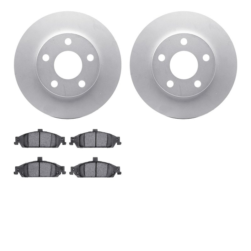 Dynamic Friction 4302-47017 Disc Brake Kit - Front