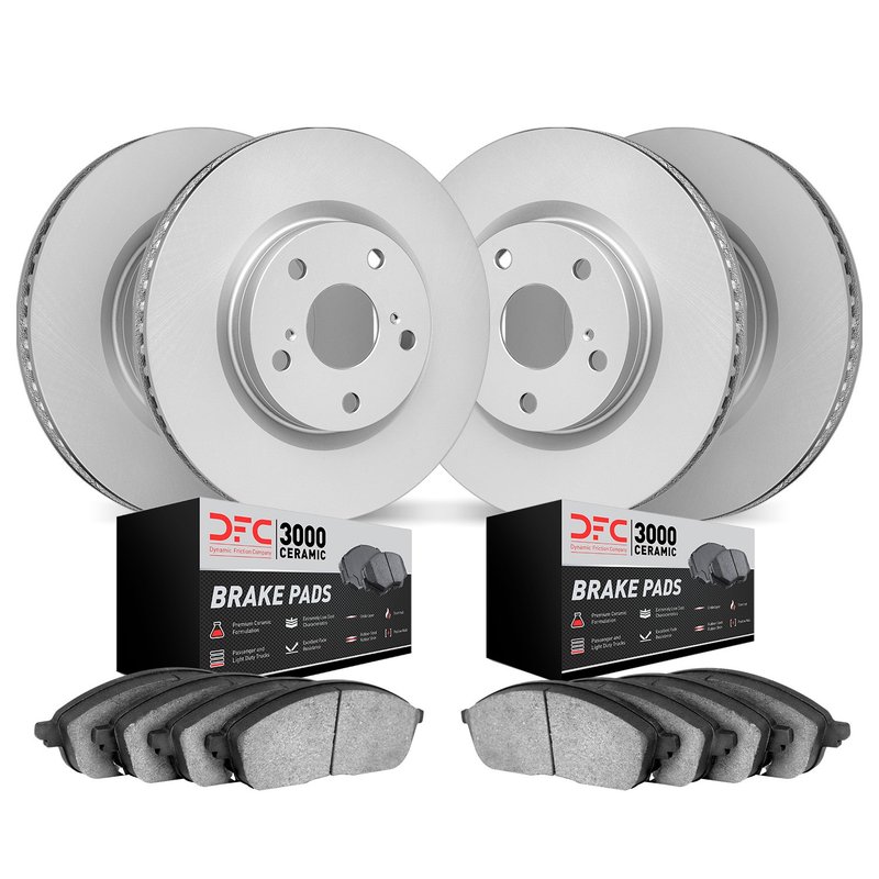 Dynamic Friction 4304-63028 Disc Brake Kit - Front and Rear