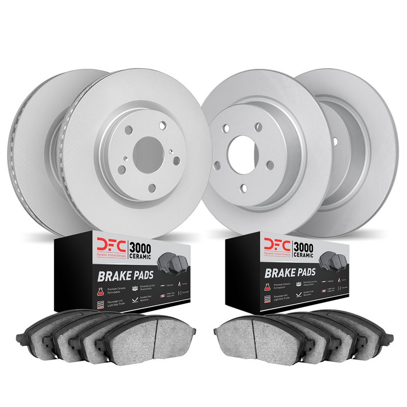 Dynamic Friction 4304-76019 Disc Brake Kit - Front and Rear