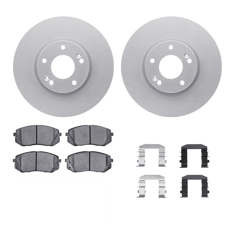 Dynamic Friction 4312-21014 Disc Brake Kit - Front